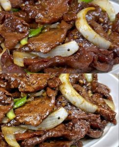 Beef And Onion Stir Fry