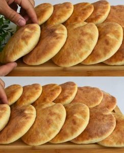 Homemade Pita Bread Ready