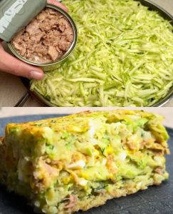 Baked Zucchini with Tuna