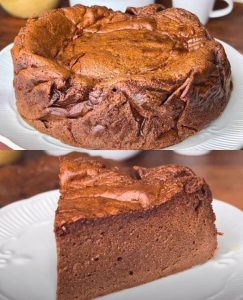 Chocolate Mousse Cake: 3 Ingredients! NO FLOUR, NO SUGAR! Perfect Dessert
