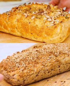 Oatmeal Bread with Nuts