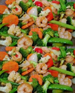 Shrimp and Vegetables Stir Fry