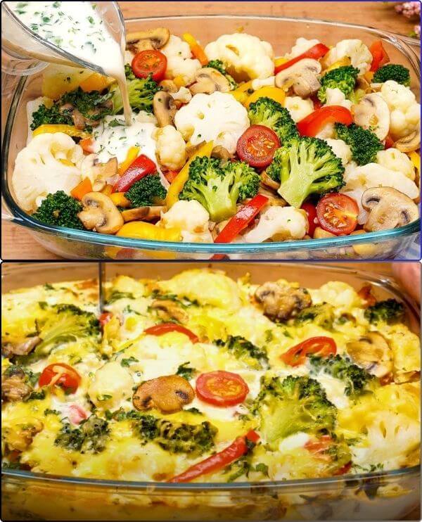 The Ultimate Veggie Casserole Recipe Cauliflower And Broccoli Delight Made By Emily