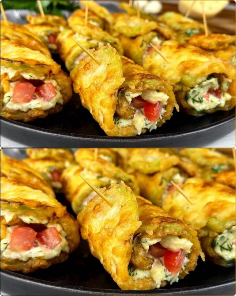 Delicious zucchini Rolls Recipe