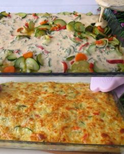 Healthy Vegetable Flan Alternative to Meat