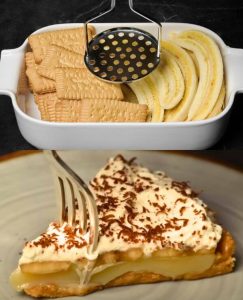 Whisk Banana with Cookies