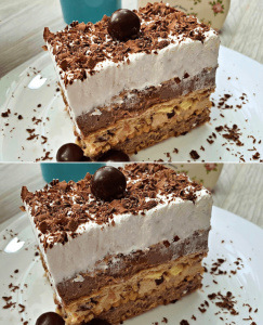 Quick Cake with Biscuits: Super Easy Recipe