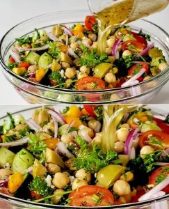 Mediterranean Chickpea Salad Recipe