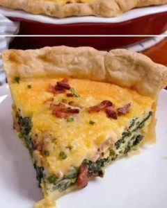 Delicious Spinach Quiche