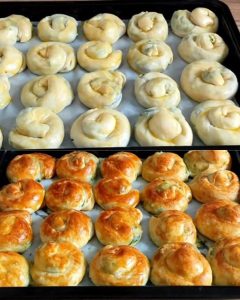 Homemade Spinach and Cheese Pies
