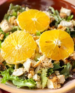 Grilled Chicken Salad with Orange