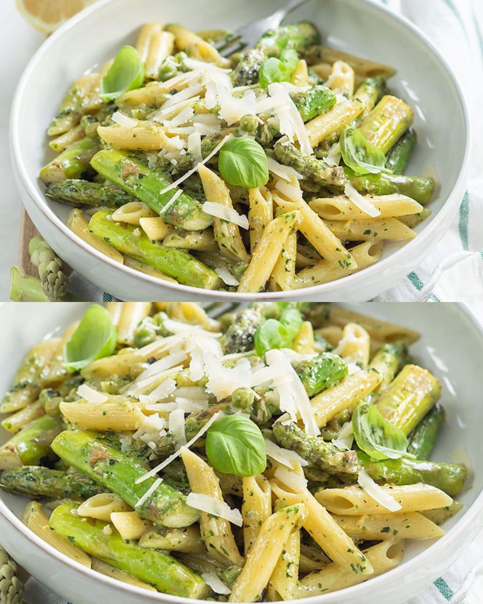 Spring Pasta: A Delicious Green Pasta With Asparagus And Peas – Made By 