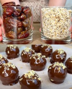 Quick and Easy Oatmeal and Date Dessert
