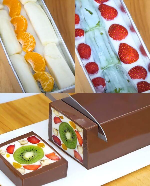 Milk, Chocolate, and Fruit Delight