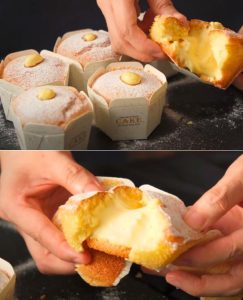 One Bite of Lava Mini Chiffon Cake