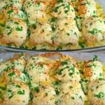 Baked Chicken Rolls Filled with Cheese and Parsley