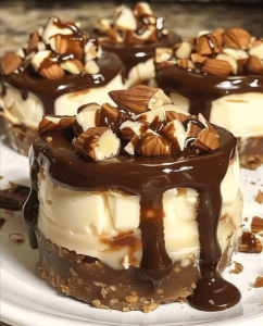 Turtle Mini Cheesecakes
