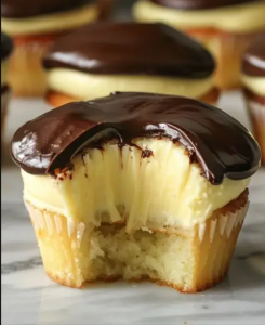 Boston Cream Pie Cupcakes Recipe