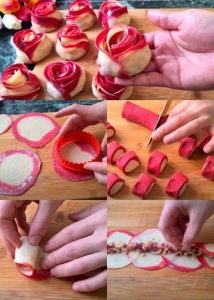 Red and White Petal Dumplings