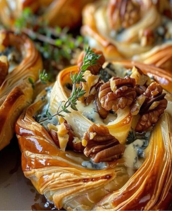 alnut and Thyme Pull Apart Puff Pastry