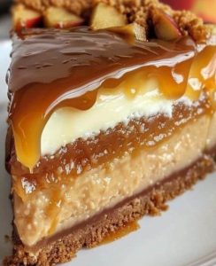 Caramel Apple Cheesecake