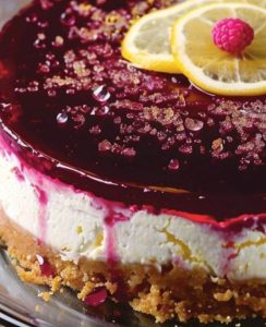 Exquisite Lemon Raspberry Cheesecake – Made By Emily