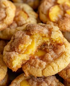 Peach Cobbler Cookies