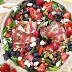 Grilled Chicken Salad with Fresh Berries