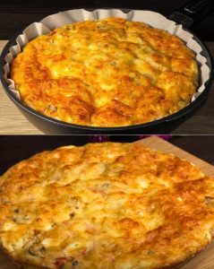Savory Mediterranean Vegetable and Cheese Cake