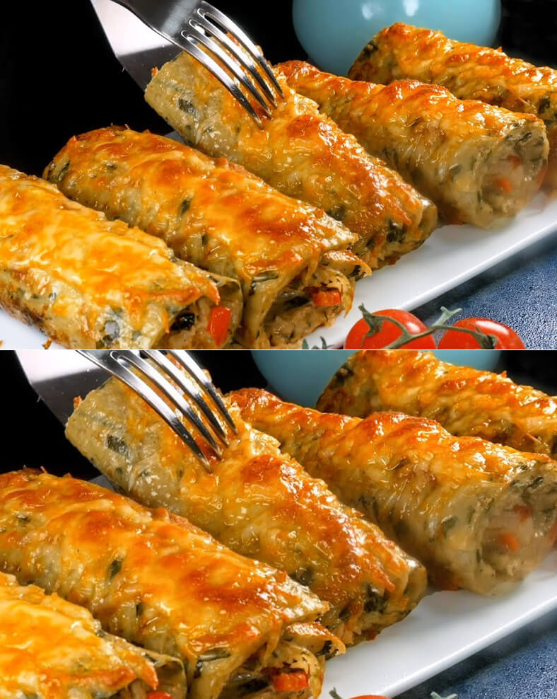 Chicken and Potato Rolls