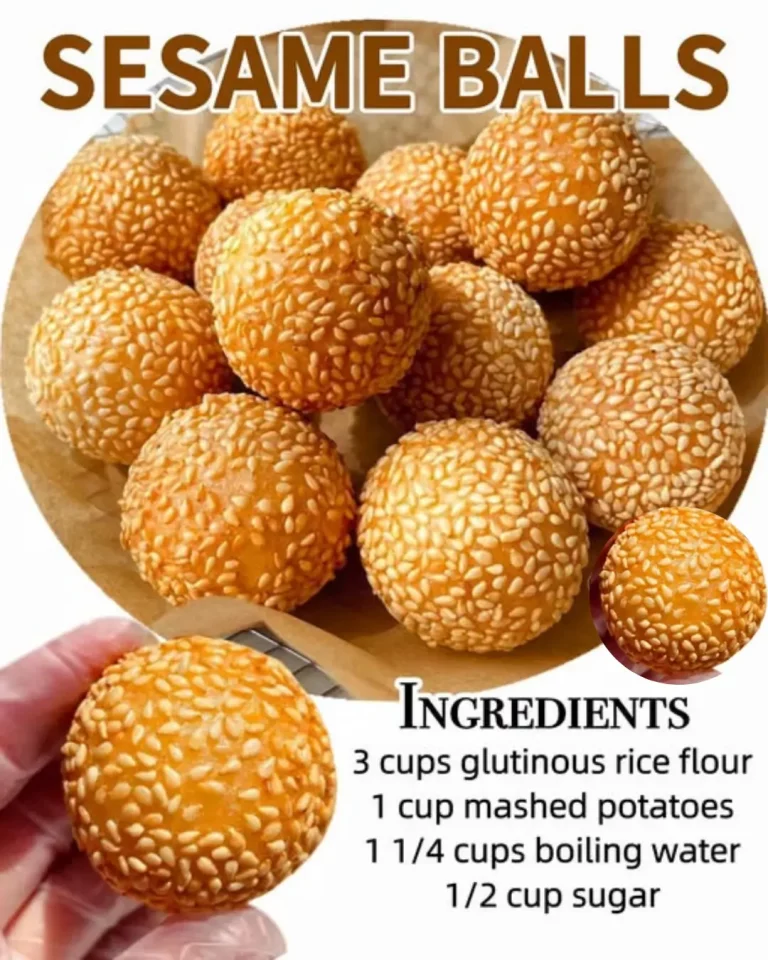 Crispy Golden Sesame Balls Recipe