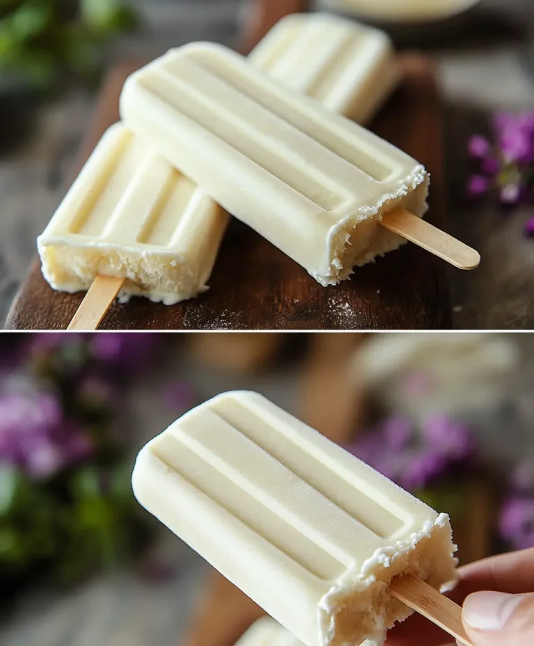 Creamy Homemade Vanilla Ice Cream Bars Recipe