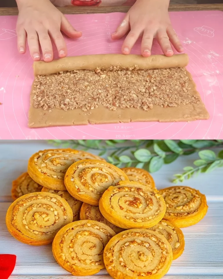 Batch of freshly baked Almond-Cinnamon Cookies on a cooling rack