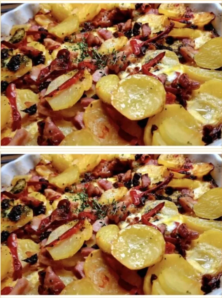 Baked potato slices topped with cheese and eggs, a delicious meal option.