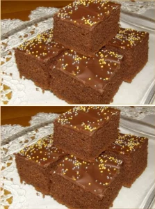 Delicious chocolate muffin with nuts on a plate