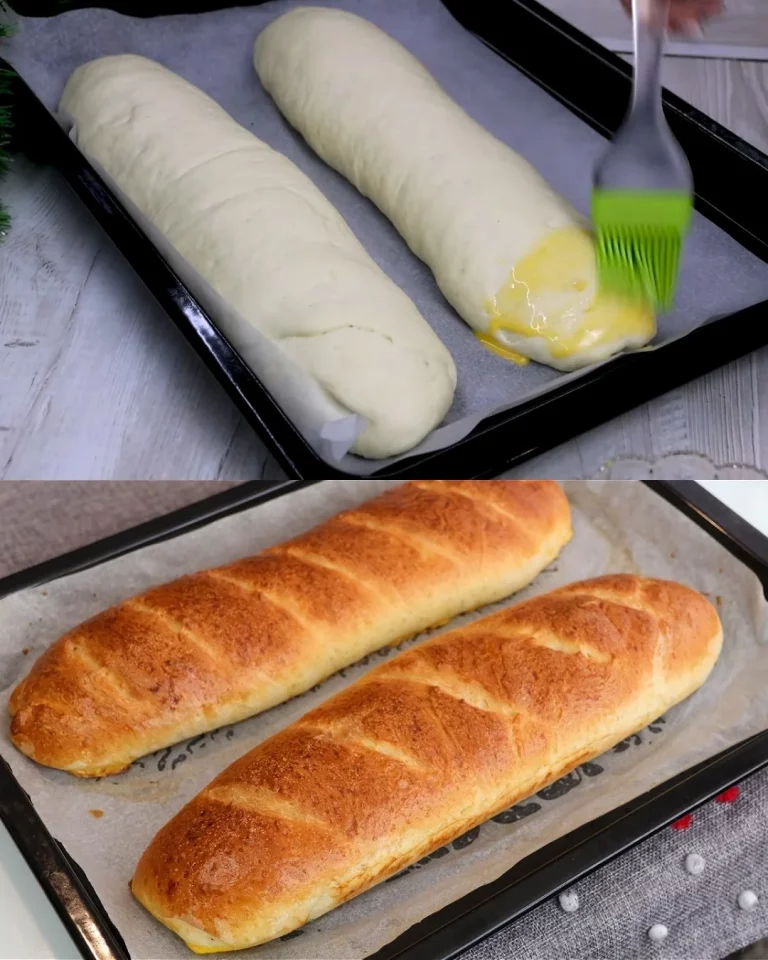 Fluffy homemade bread rolls fresh out of the oven.