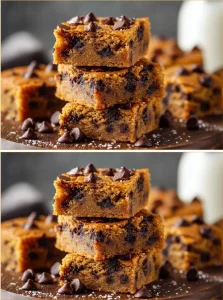 Healthy pumpkin bars made with wholesome ingredients for a delicious snack.