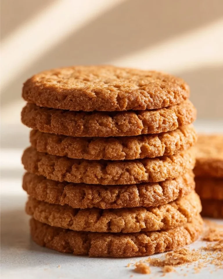 Honey flavored oatmeal cookies on a plate, showcasing a golden-brown texture.