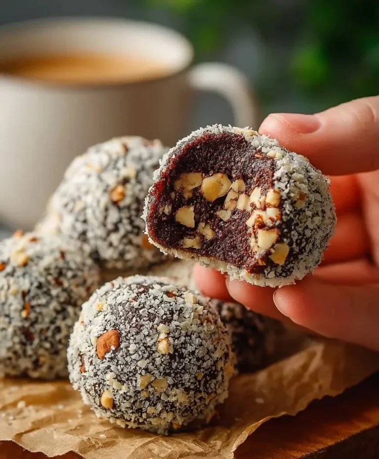 No-bake chocolate hazelnut cakes topped with chocolate drizzle and chopped hazelnuts.