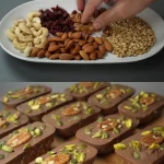 No bake date nut and chocolate energy bites for a healthy snack