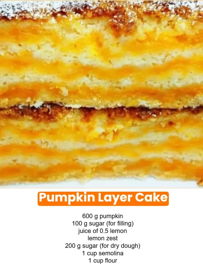 Deliciously layered Pumpkin Layer Cake topped with cream frosting and pumpkin decorations