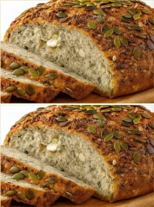 Savory seed loaf made with a mix of seeds for a nutritious bread option.