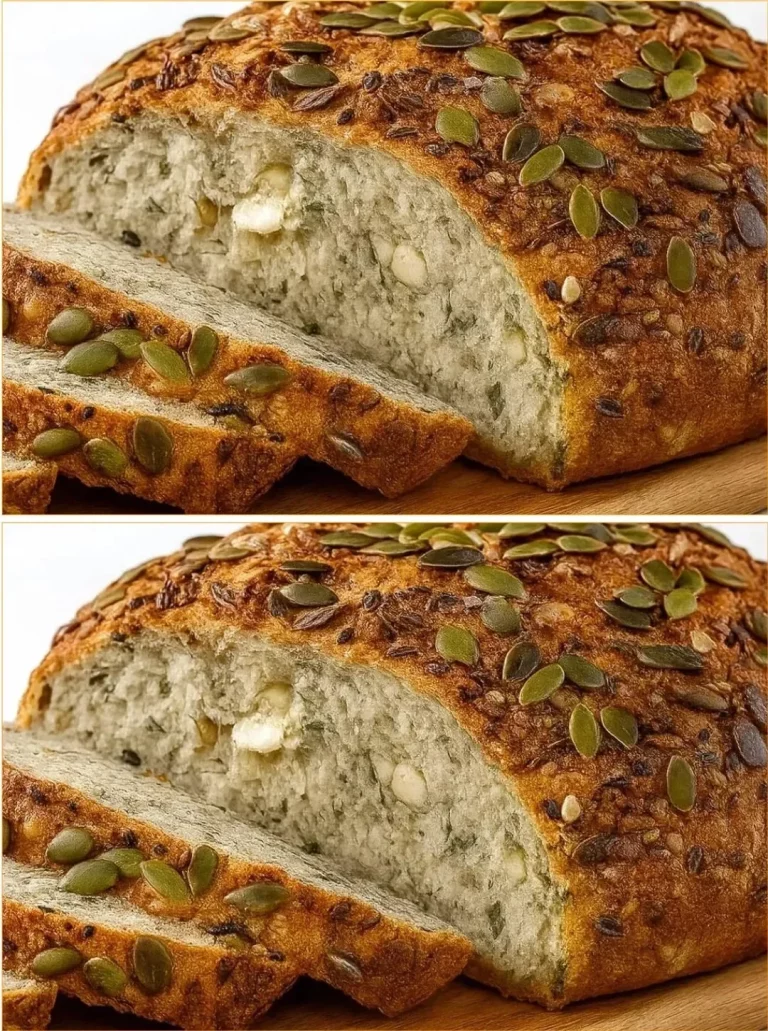 Savory seed loaf made with a mix of seeds for a nutritious bread option.