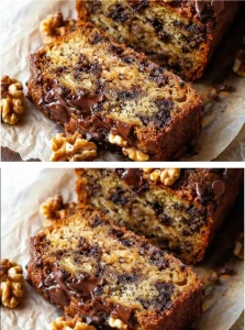 Healthy vegan and gluten-free banana bread on a wooden table