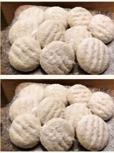 Freshly baked Walnut Raisin Christmas Cookies on a plate