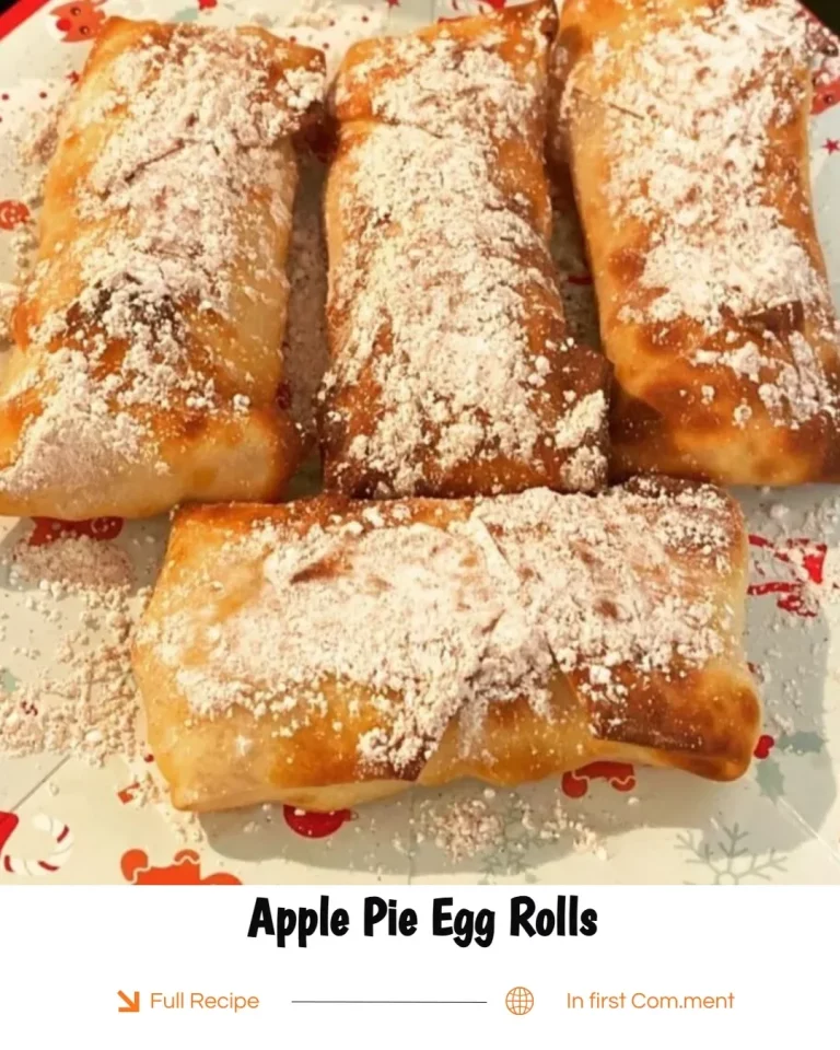 Apple Pie Egg Rolls served on a plate with cinnamon and apples