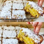 Delicious easy apple walnut cake topped with fresh apples and walnuts