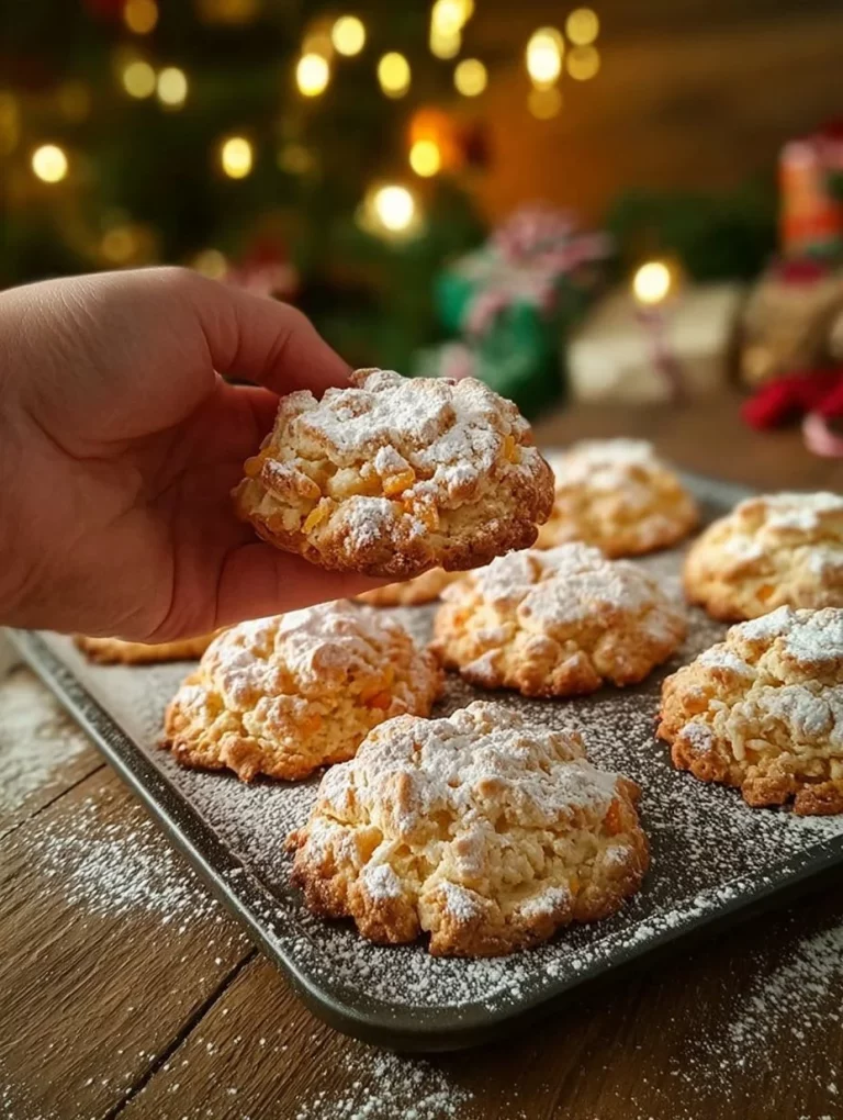 French cream puffs filled with apricots on a decorative plate