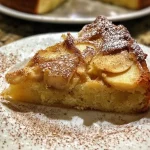 Deliciously baked German Apple Cake with apples and spices