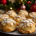 Three-ingredient Italian Almond Biscotti on a plate with almonds